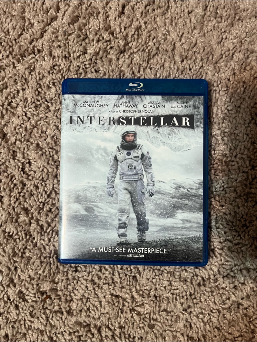 Interstellar Blu-ray Disc - Blue Case
